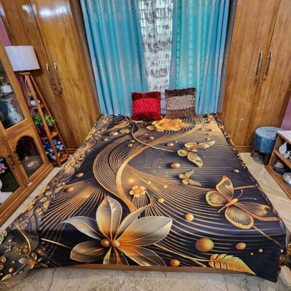 ওয়াটার প্রুফ বিছানার চাদর ও ২ পিস বালিশের কভার